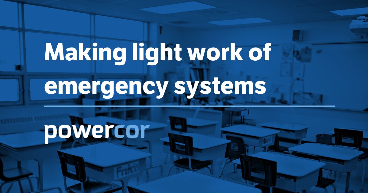 Emergency Lighting Systems - Making Light Work of Emergency Lighting systems