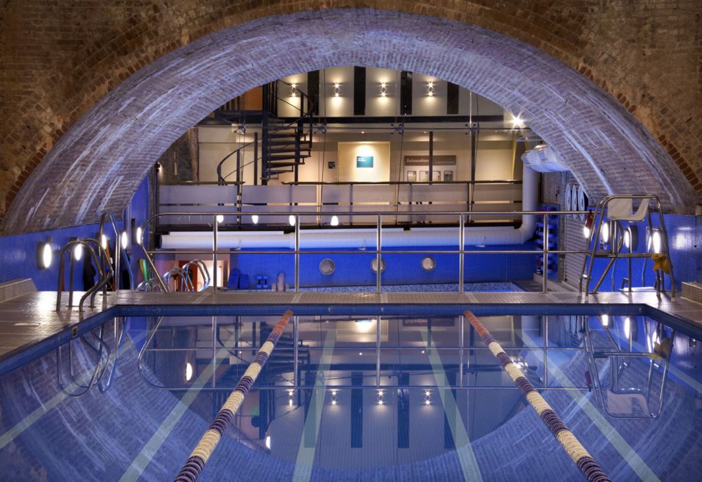 Nuffield Health Swimming Pool complex LED lighting